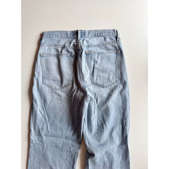 AGOLDE Criss Cross Suburbia High Rise Upsized Loose Boyfriend Jeans, Size 29 - Picture 8 of 14